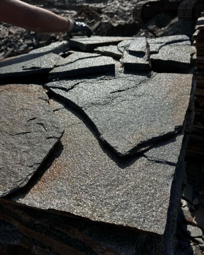 Плитняк златолит серебристый для фасада купить в Мурманской области