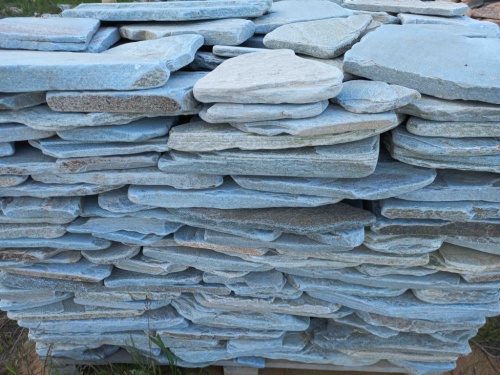 Плитняк златолит зелёный галтованный для цоколя купить в Мурманской области